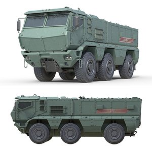 KAMAZ 63968 Typhoon MRAP Vehicle 3D model