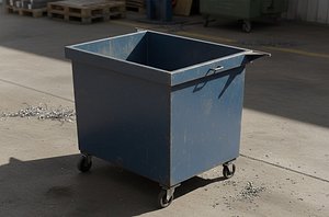 3D Mobile Trash Container
