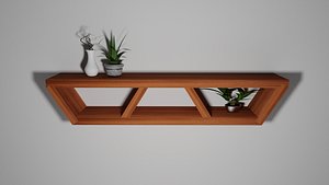 shelve shelf furnishing 3D model
