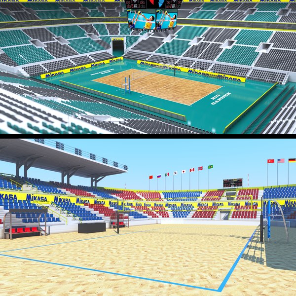 volleyball stadiums arena 3D model