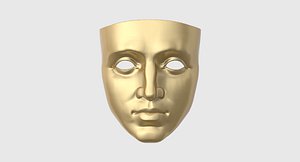 mask interior decoration 3D model