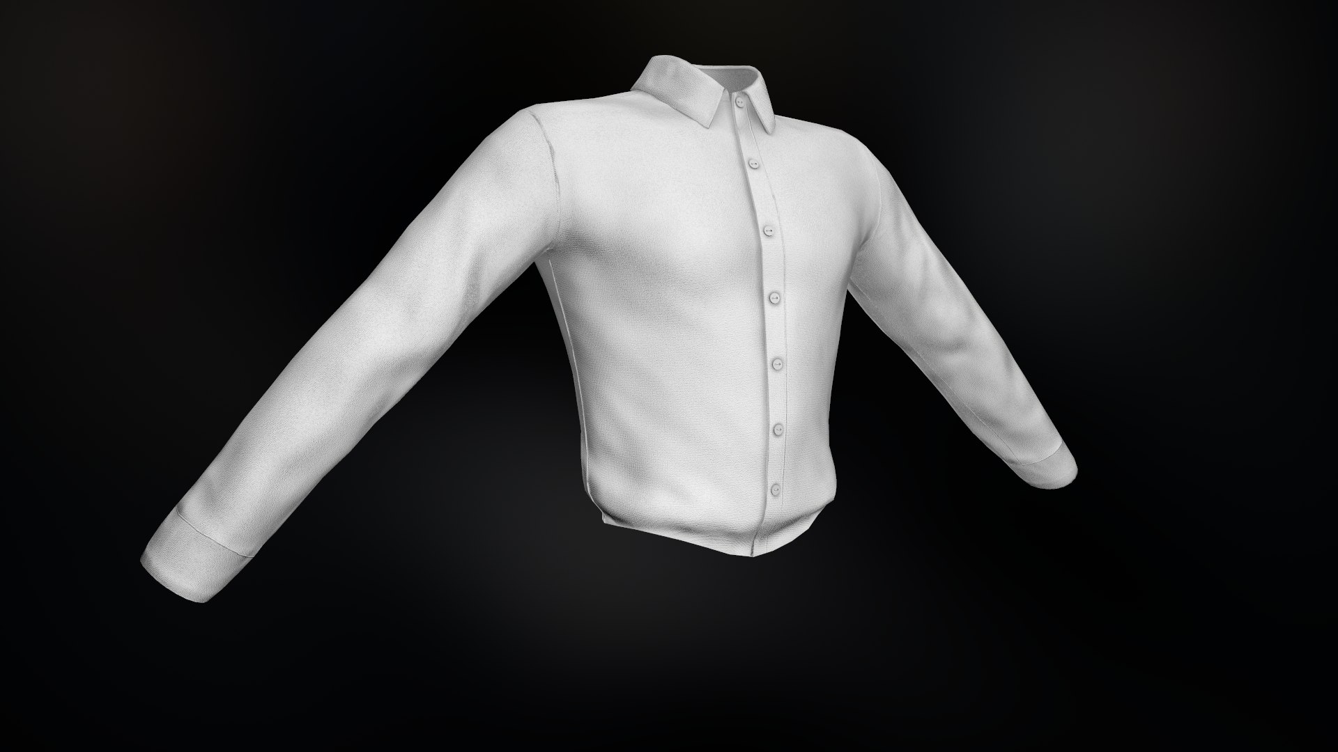 3D white suit shirt - TurboSquid 1616064