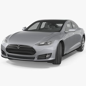 Tesla Model S 75D 2015 Rigged 3D Model