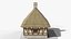 Medieval Thatched Cottage - Game Ready PBR