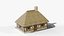 Medieval Thatched Cottage - Game Ready PBR