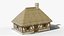 Medieval Thatched Cottage - Game Ready PBR