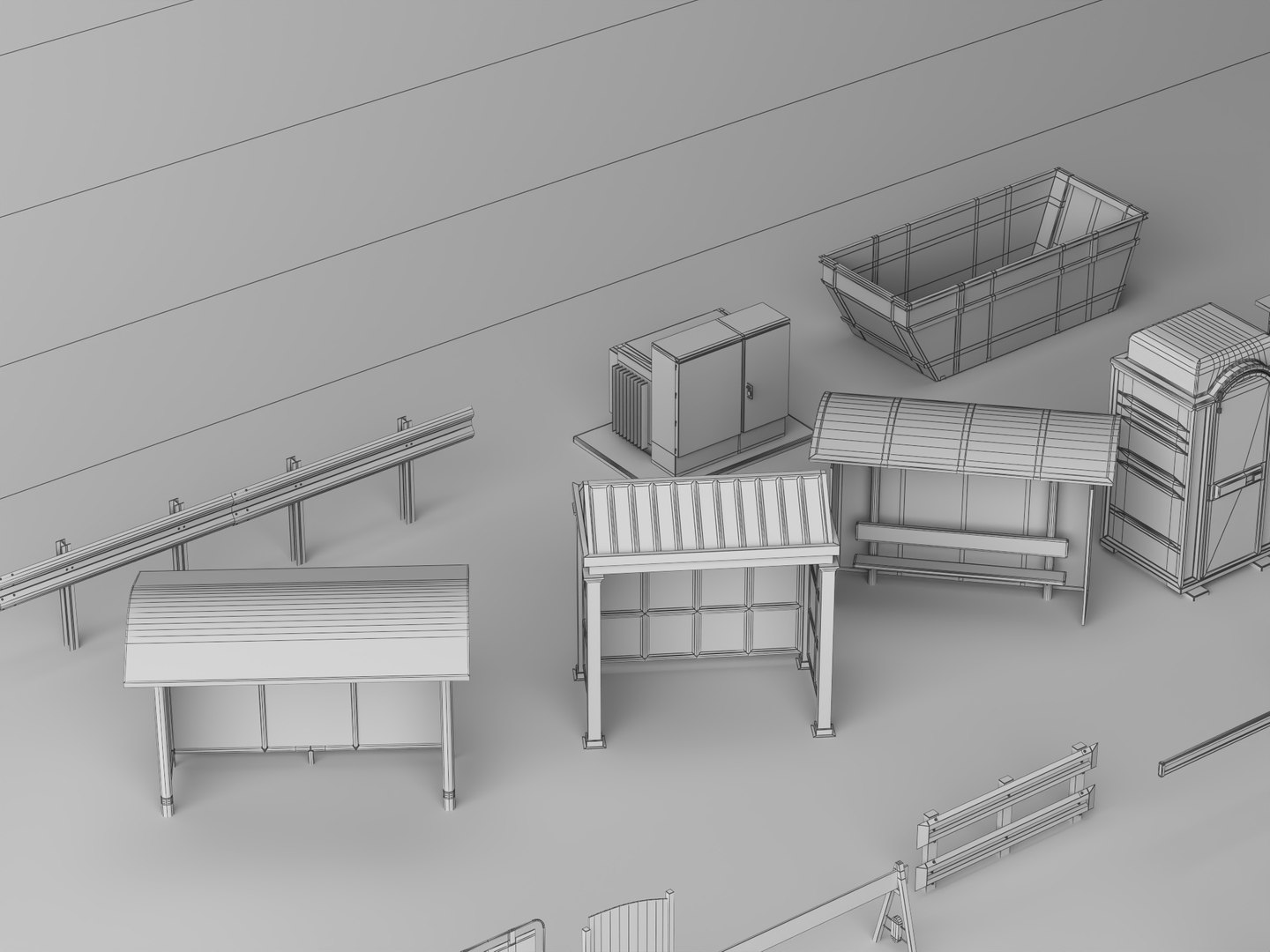 3D model Urban Infrastructure Bus Stop Barrier And Street Prop Set https://p.turbosquid.com/ts-thumb/pO/t1ZEJ2/Wg/121/jpg/1775309973/1920x1080/fit_q87/1c091903644b4e2751a7982afe8fba18f6810f62/121.jpg