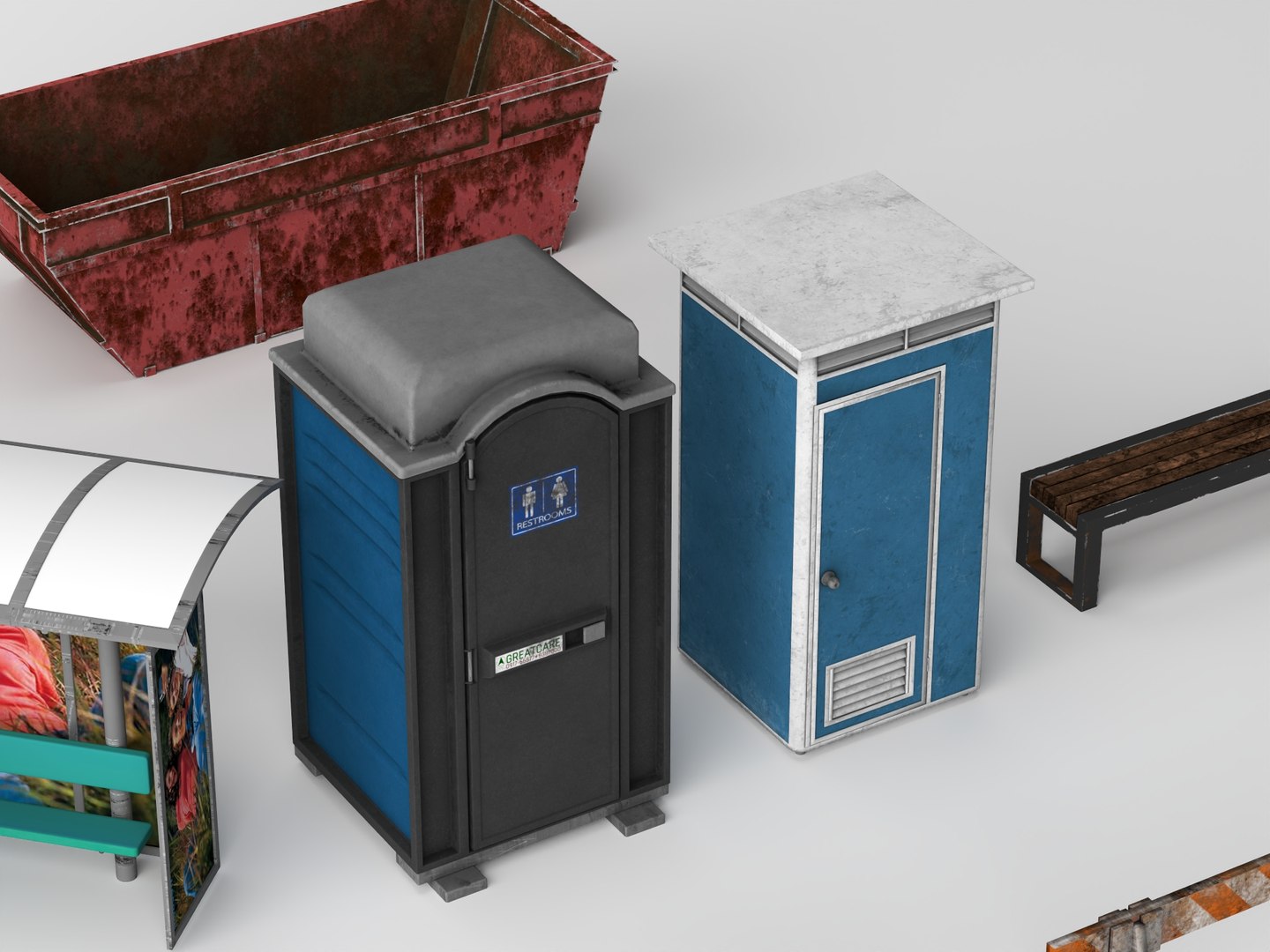 3D model Urban Infrastructure Bus Stop Barrier And Street Prop Set https://p.turbosquid.com/ts-thumb/pO/t1ZEJ2/ga/111/jpg/1775310002/1920x1080/fit_q87/809f7563aed953c8aac2b3c0bcc11a1cc0306960/111.jpg