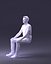 Male sitting 0062