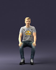 Male sitting 0062