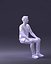 Male sitting 0062