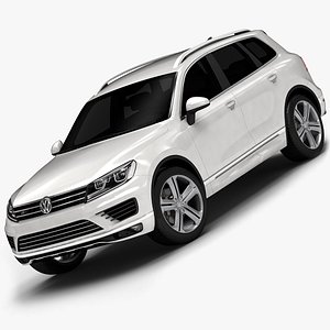 2015 touareg volkswagen interior 3d max