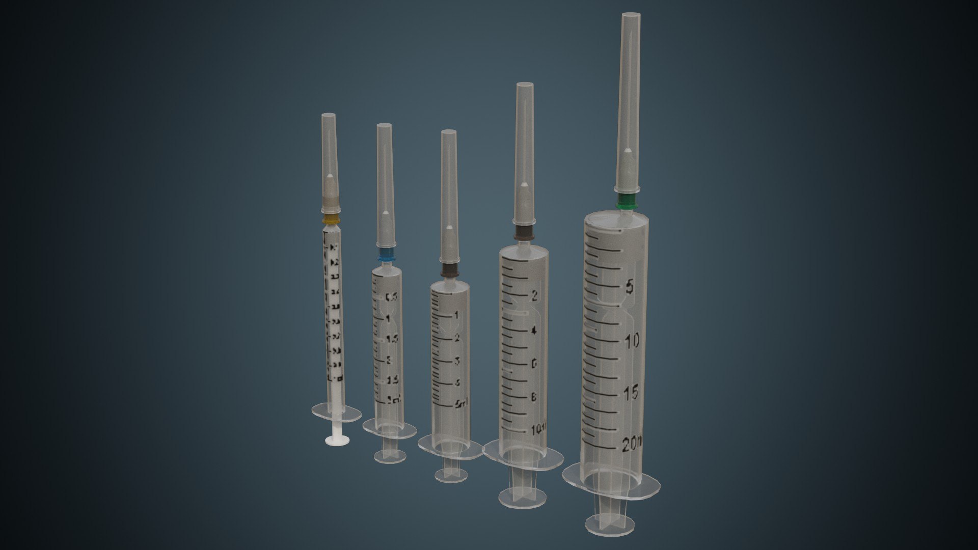Syringe 1A 3D - TurboSquid 2094085