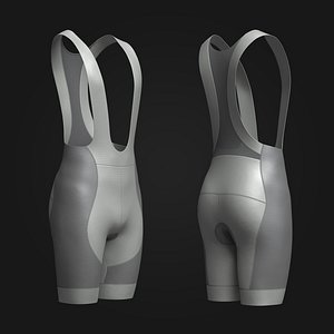 Mens Cycling Bib Shorts 3d Model