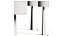 Crate and Barrel Isla Triangle Floor Lamp