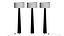 Crate and Barrel Isla Triangle Floor Lamp