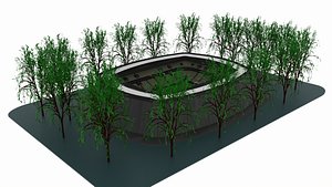 3D Soccer Stadium model