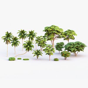 Tree Pack Low Poly G91