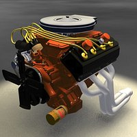 American Dodge or Plymouth 426 Hemi motor NASCAR version