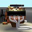 American Dodge or Plymouth 426 Hemi motor NASCAR version