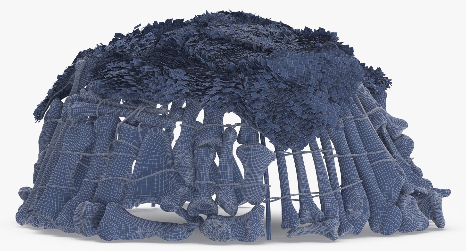 Prehistoric Mammoth Bones Hut 01 model https://p.turbosquid.com/ts-thumb/pP/DTEkBc/1K/prehistoric_mammoth_bones_hut_01_wireframe_0005/jpg/1692880090/1920x1080/fit_q87/312d97abe3fd82beb6b7439cde1a19d6d26898cb/prehistoric_mammoth_bones_hut_01_wireframe_0005.jpg