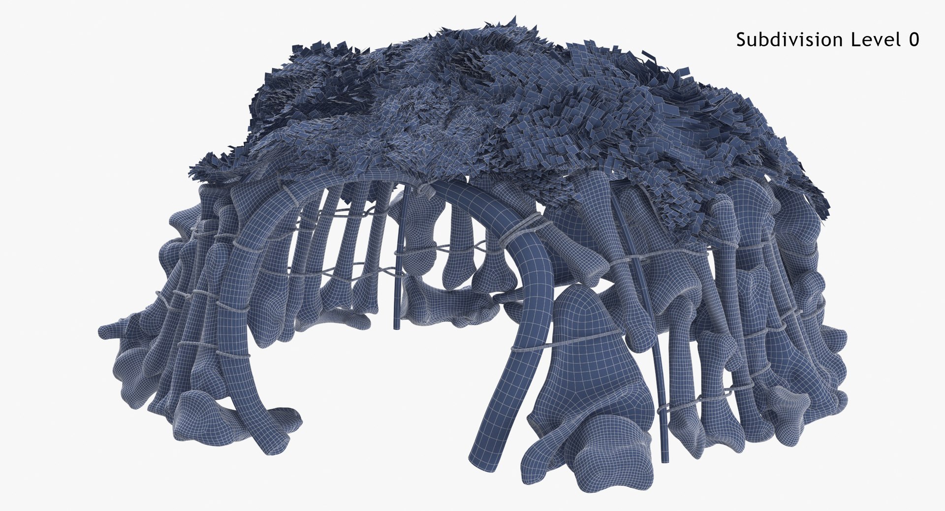 Prehistoric Mammoth Bones Hut 01 model https://p.turbosquid.com/ts-thumb/pP/DTEkBc/Ps/prehistoric_mammoth_bones_hut_01_subdiv0_0001/jpg/1692880082/1920x1080/fit_q87/80298d949dcbce519dbd158fc1e2f2a4dd86943c/prehistoric_mammoth_bones_hut_01_subdiv0_0001.jpg