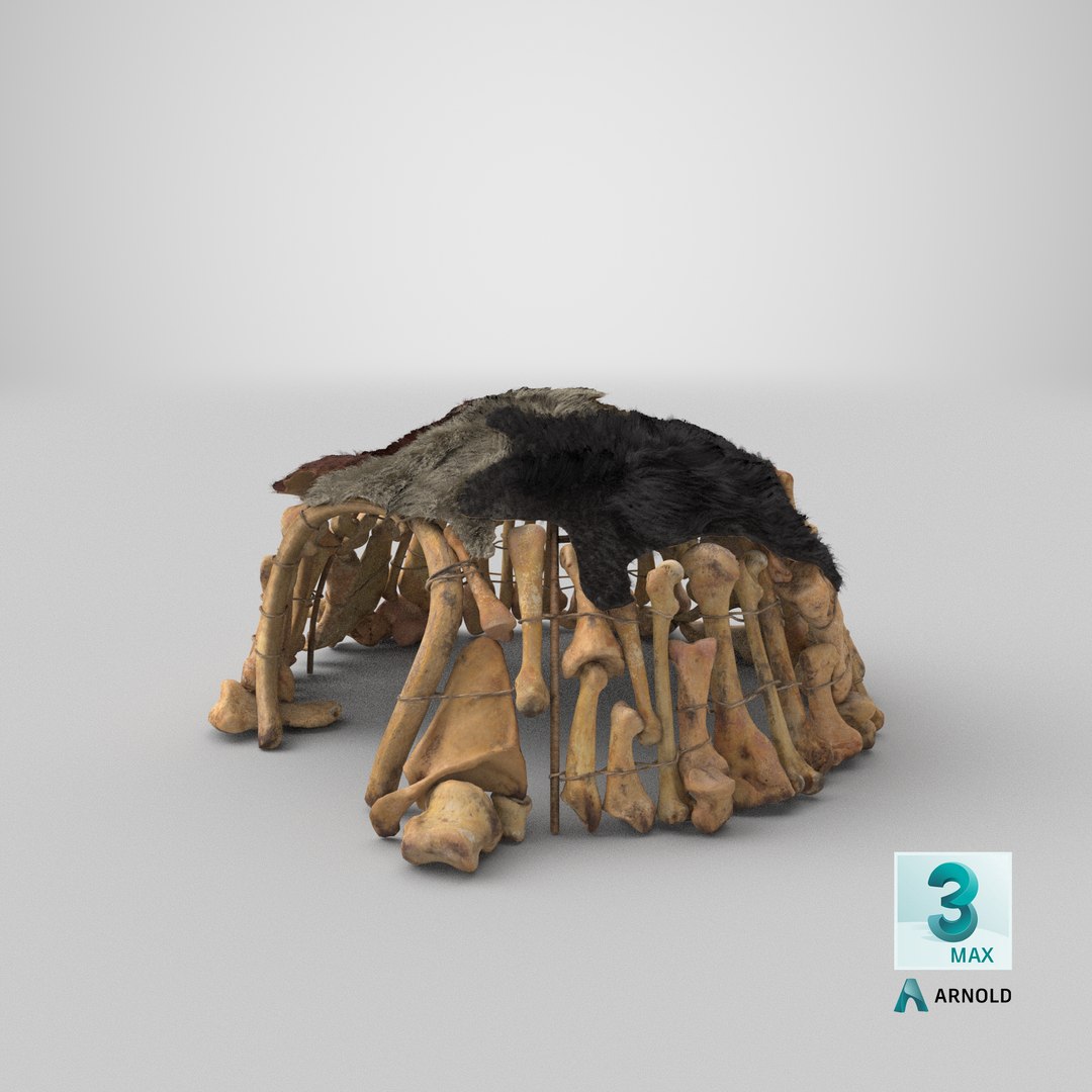 Prehistoric Mammoth Bones Hut 01 model https://p.turbosquid.com/ts-thumb/pP/DTEkBc/mv/stemcell_max_arnold_render/png/1696503744/1920x1080/fit_q87/c54fbbbe07cdc58b1090ff7852c8dc058ee07e0c/stemcell_max_arnold_render.jpg