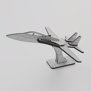 F-14 Jet Wood Laser Cut Airplane model