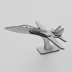 F-14 Jet Wood Laser Cut Airplane