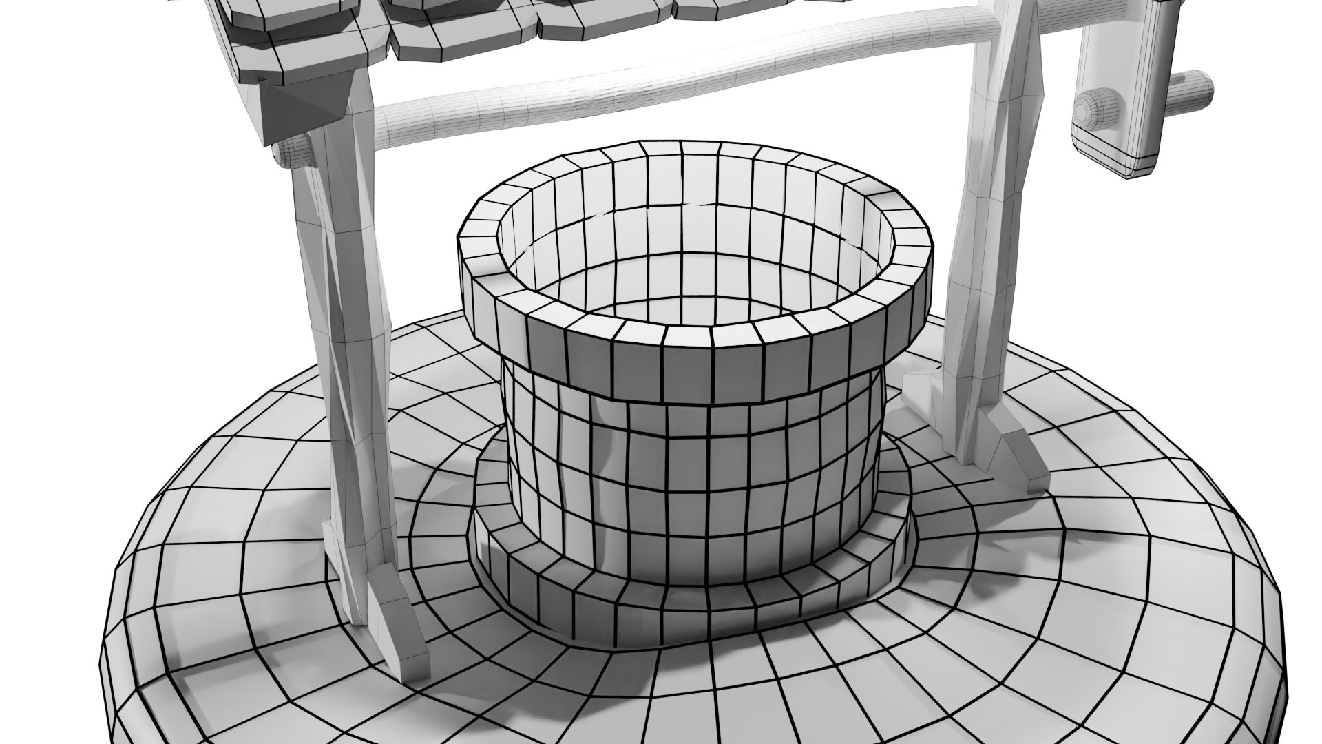 Free 3D Well Low Poly Model - TurboSquid 2175044