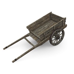 medieval cart 3D