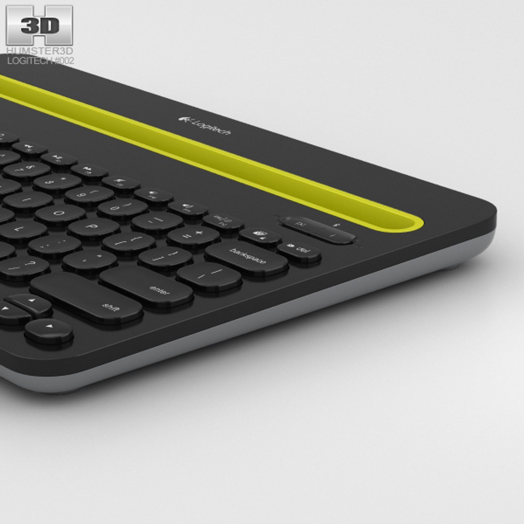 Logitech K480 Black 3D - TurboSquid 1194899