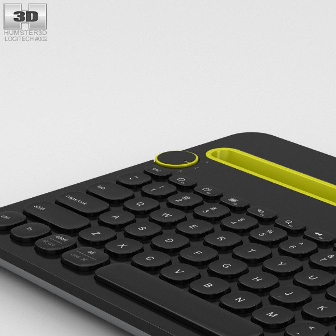Logitech K480 Black 3D - TurboSquid 1194899
