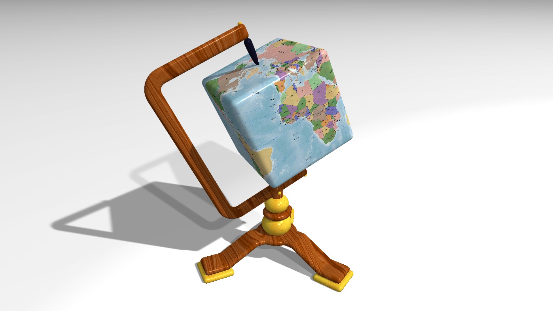 modelo 3d Globe - Cubus - TurboSquid 2023849