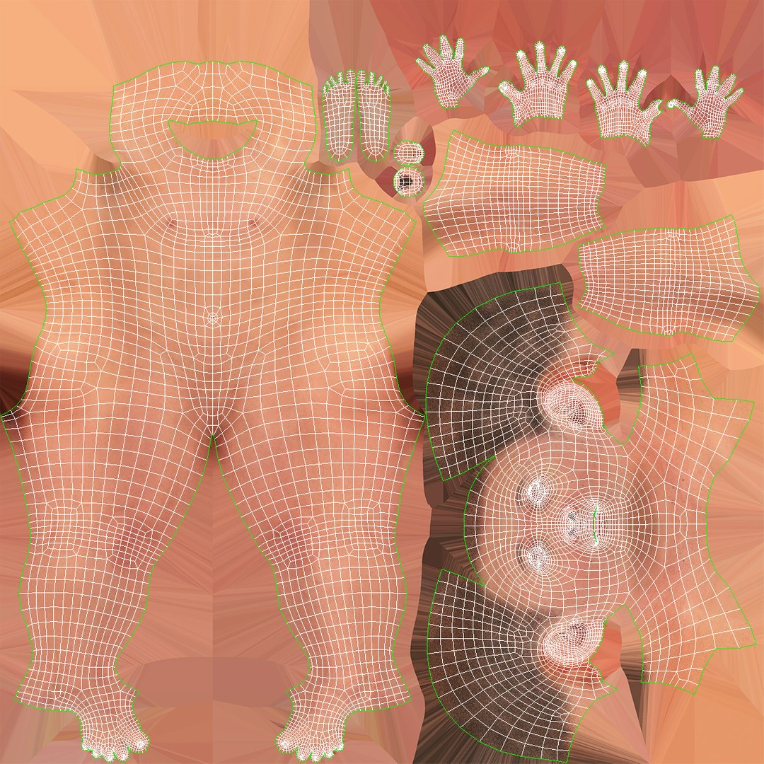 Body Texture Map