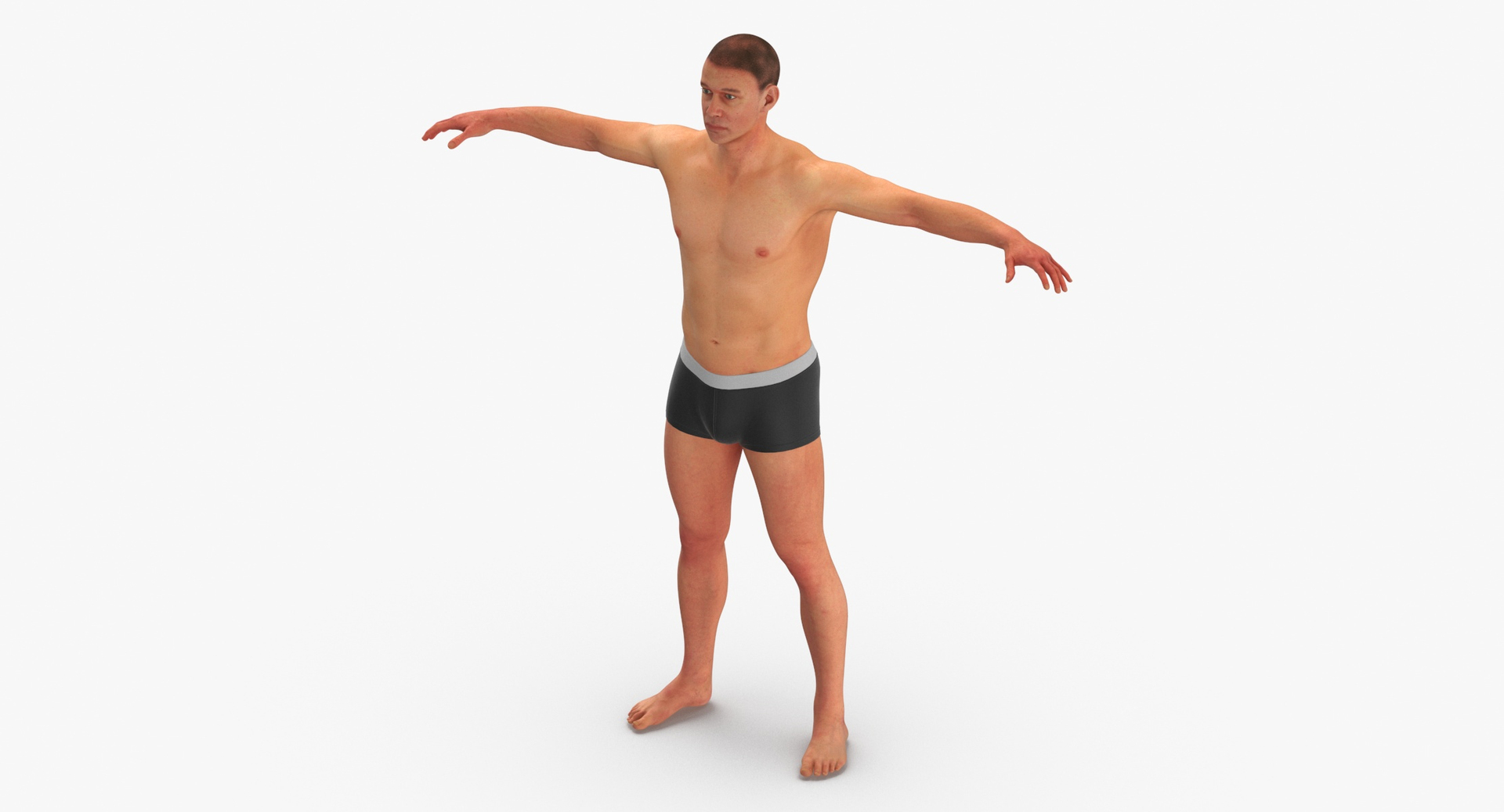 3d scan t-pose stock rigged model blender maya viking, Stable Diffusion
