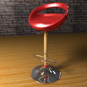3d agnes barstool model