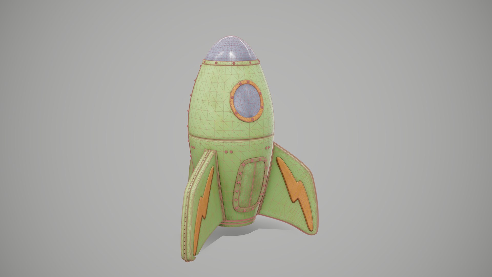 Fantasy Rocket Ship 3D Model - TurboSquid 1633167