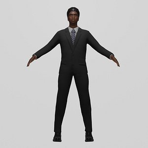 30 Years Old Rigged Man 3D