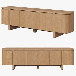 Elle Media Console by Four Hands 3D model