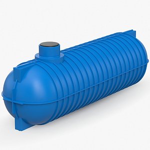 3D septic tank model