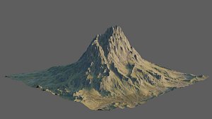 8K Detailed Mountain Landscape 4 3D