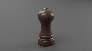 Classic Wooden Salt Pepper Mill