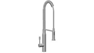 3D bathroom tap model