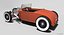 hot rod roadster obj
