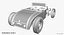 hot rod roadster obj