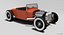 hot rod roadster obj