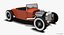 hot rod roadster obj
