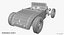 hot rod roadster obj