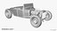 hot rod roadster obj